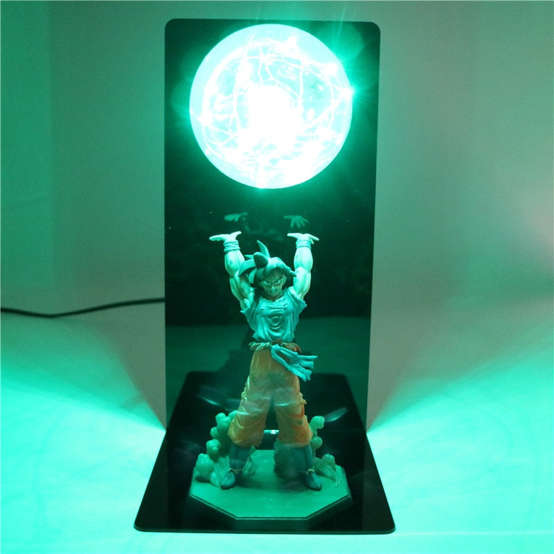 Lampe DBZ LED / Dragon Ball Z Son Goku Strength bombs Lamp DBZ Super Saiyan Figures Night Ligh - kadopascher.com