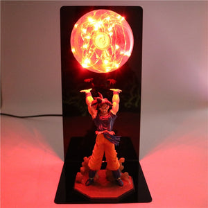 Lampe DBZ LED / Dragon Ball Z Son Goku Strength bombs Lamp DBZ Super Saiyan Figures Night Ligh - kadopascher.com