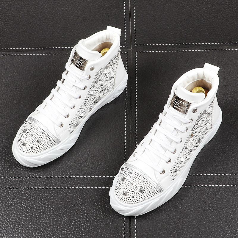 Chaussures de designer luxe Hommes punk Moto / Chaussures Décontractées Britannique Homme Tendance - kadopascher.com