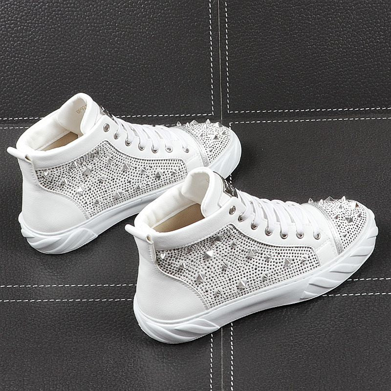 Chaussures de designer luxe Hommes punk Moto / Chaussures Décontractées Britannique Homme Tendance - kadopascher.com