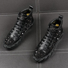 Chaussures de designer luxe Hommes punk Moto / Chaussures Décontractées Britannique Homme Tendance - kadopascher.com