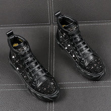 Chaussures de designer luxe Hommes punk Moto / Chaussures Décontractées Britannique Homme Tendance - kadopascher.com