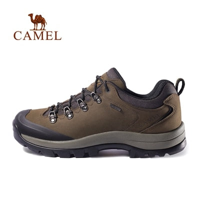 CAMEL Hommes Femmes Randonnée En Plein Air Chaussures En Cuir Antidérapant Respirant Escalade Trekking Randonnée Sneakers - kadopascher.com