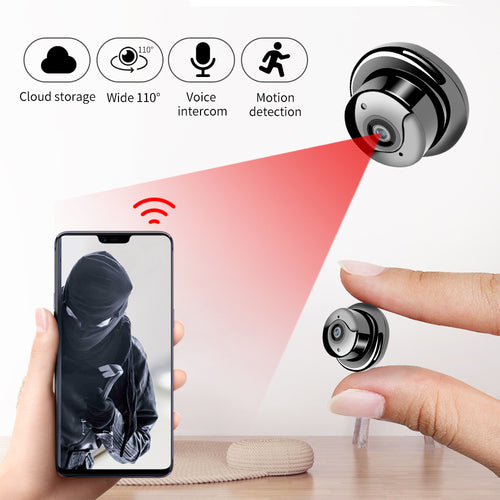 SDETER 1080P Sans Fil Mini WiFi Caméra Caméra de Sécurité À Domicile IP CCTV Surveillance IR Vision Nocturne Motion Détecter Bébé Moniteur P2P - kadopascher.com