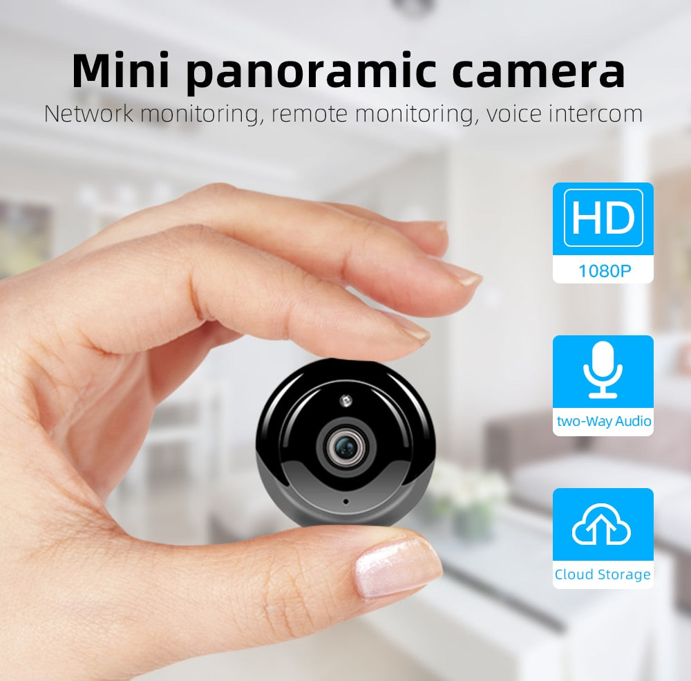 SDETER 1080P Sans Fil Mini WiFi Caméra Caméra de Sécurité À Domicile IP CCTV Surveillance IR Vision Nocturne Motion Détecter Bébé Moniteur P2P - kadopascher.com