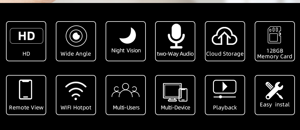 SDETER 1080P Sans Fil Mini WiFi Caméra Caméra de Sécurité À Domicile IP CCTV Surveillance IR Vision Nocturne Motion Détecter Bébé Moniteur P2P - kadopascher.com