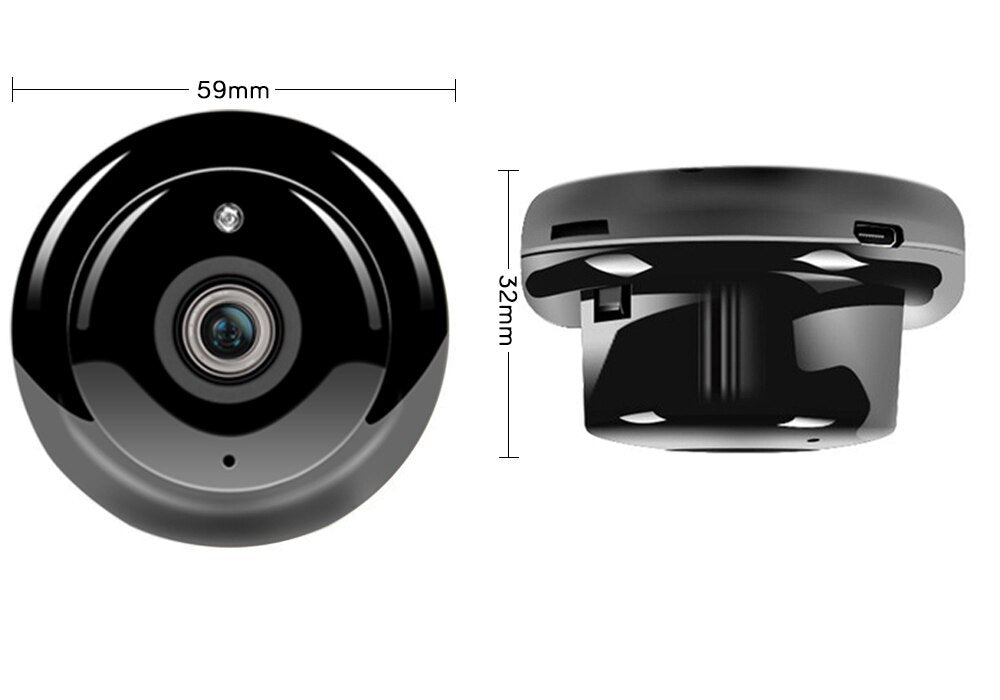 SDETER 1080P Sans Fil Mini WiFi Caméra Caméra de Sécurité À Domicile IP CCTV Surveillance IR Vision Nocturne Motion Détecter Bébé Moniteur P2P - kadopascher.com