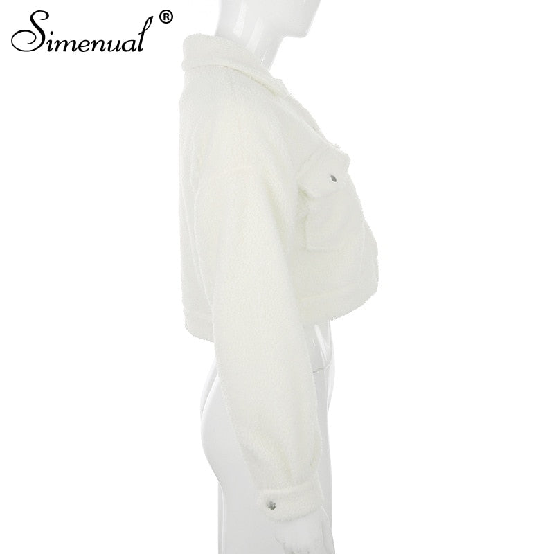 Vestes Femmes Automne Hiver Chaud Manteaux De Mode À Manches Longues - kadopascher.com