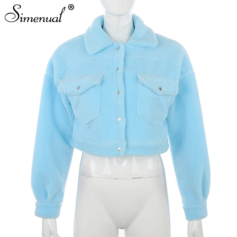 Vestes Femmes Automne Hiver Chaud Manteaux De Mode À Manches Longues - kadopascher.com