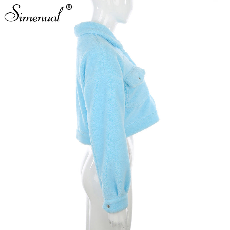 Vestes Femmes Automne Hiver Chaud Manteaux De Mode À Manches Longues - kadopascher.com