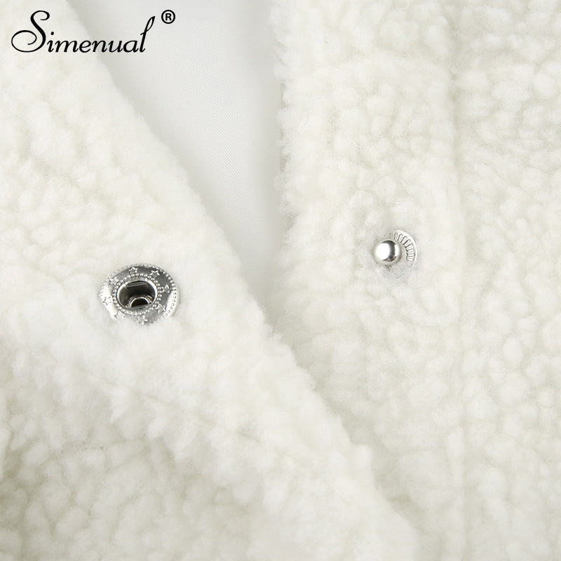 Vestes Femmes Automne Hiver Chaud Manteaux De Mode À Manches Longues - kadopascher.com