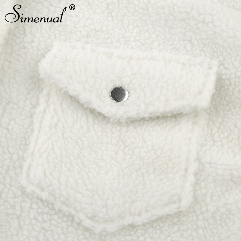 Vestes Femmes Automne Hiver Chaud Manteaux De Mode À Manches Longues - kadopascher.com