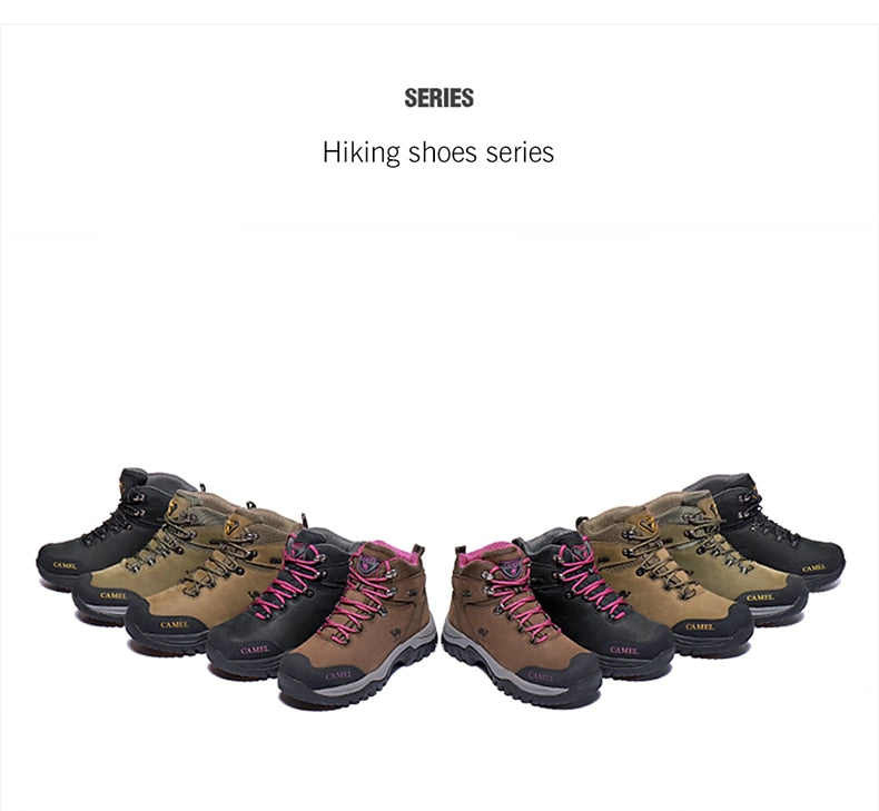CAMEL Hommes Femmes High Top Chaussures de Randonnée 2019 Durable Imperméable Antidérapant En Plein Air Escalade Trekking Chaussures Militaire Tactique Bottes - kadopascher.com