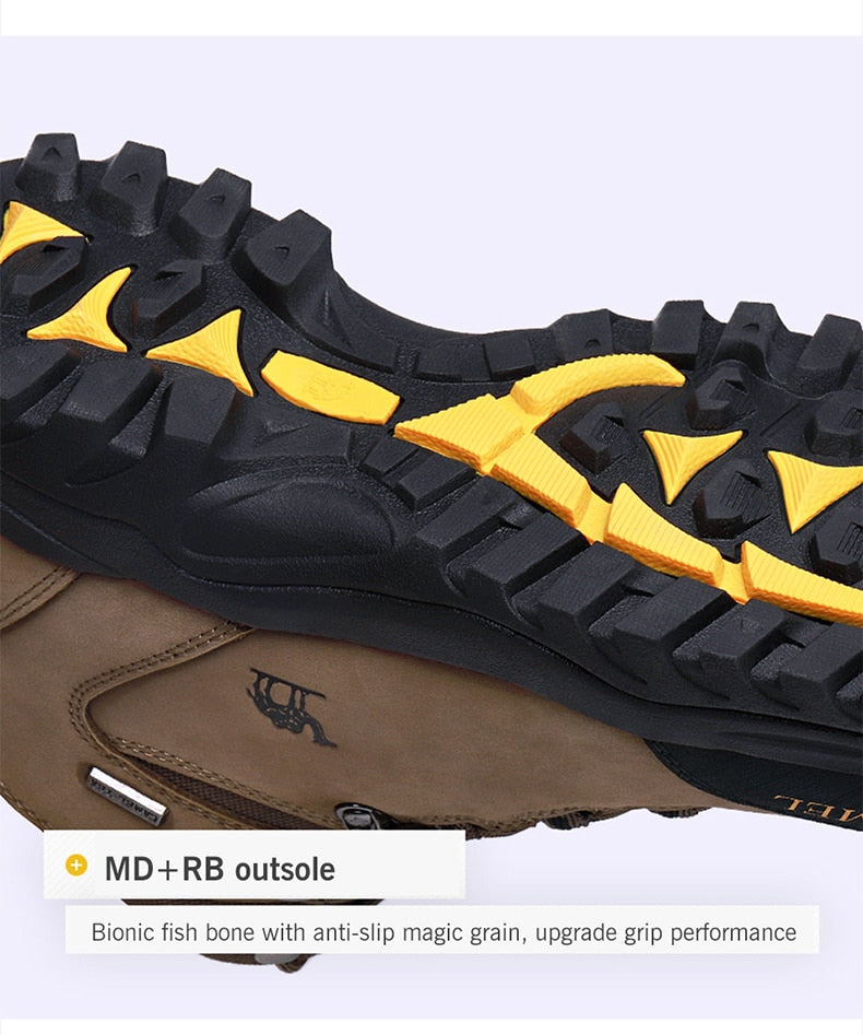 CAMEL Hommes Femmes High Top Chaussures de Randonnée 2019 Durable Imperméable Antidérapant En Plein Air Escalade Trekking Chaussures Militaire Tactique Bottes - kadopascher.com