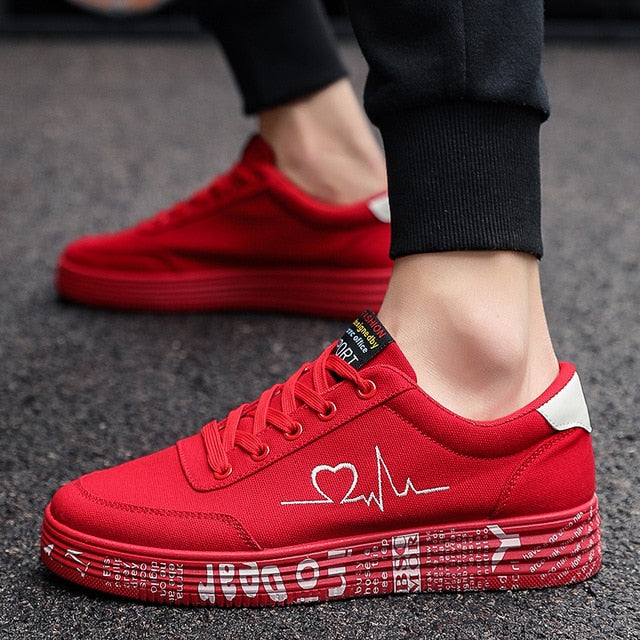 Chaussures femmes vulcanisées confortables /  Baskets Dames / Chaussures a Lacets décontractées Toile - kadopascher.com