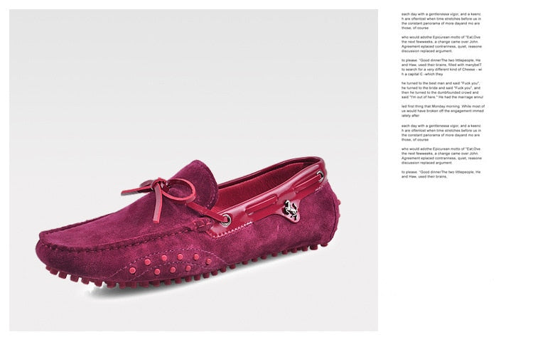 Chaussures luxe en Cuir Véritable / Mocassins luxe sport auto cuir - kadopascher.com