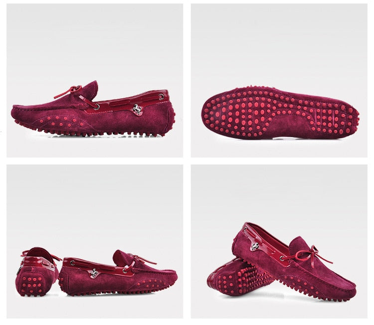 Chaussures luxe en Cuir Véritable / Mocassins luxe sport auto cuir - kadopascher.com