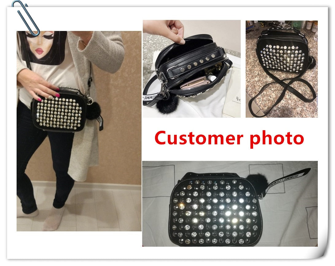 women luxury leather handbag famous designer ladies shoulder hand bag 2019 new girl clutch diamond crossbody bag sac main femme - kadopascher.com