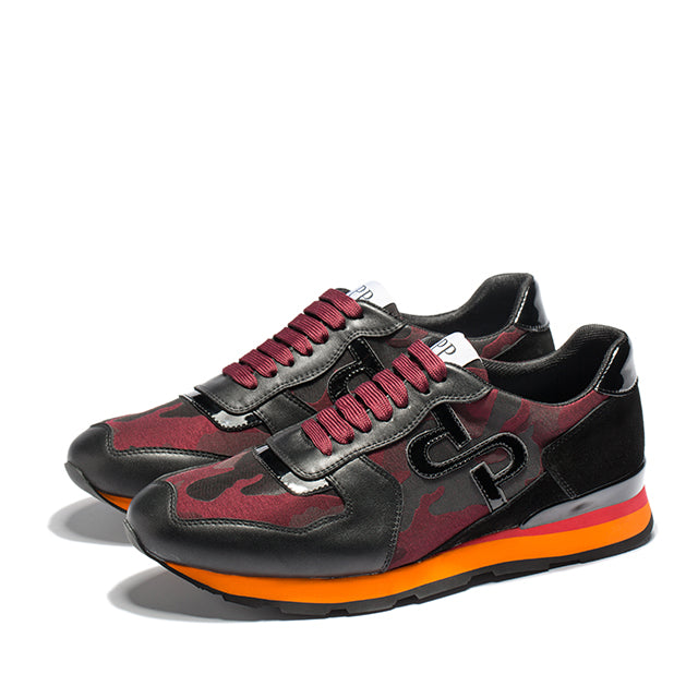 OPP Hommes Chaussures Grande Taille Chaussures de Sport De Mode Hommes Camouflage Chaussures À Lacets Casual Confortable Véritable Sneaker En Cuir - kadopascher.com