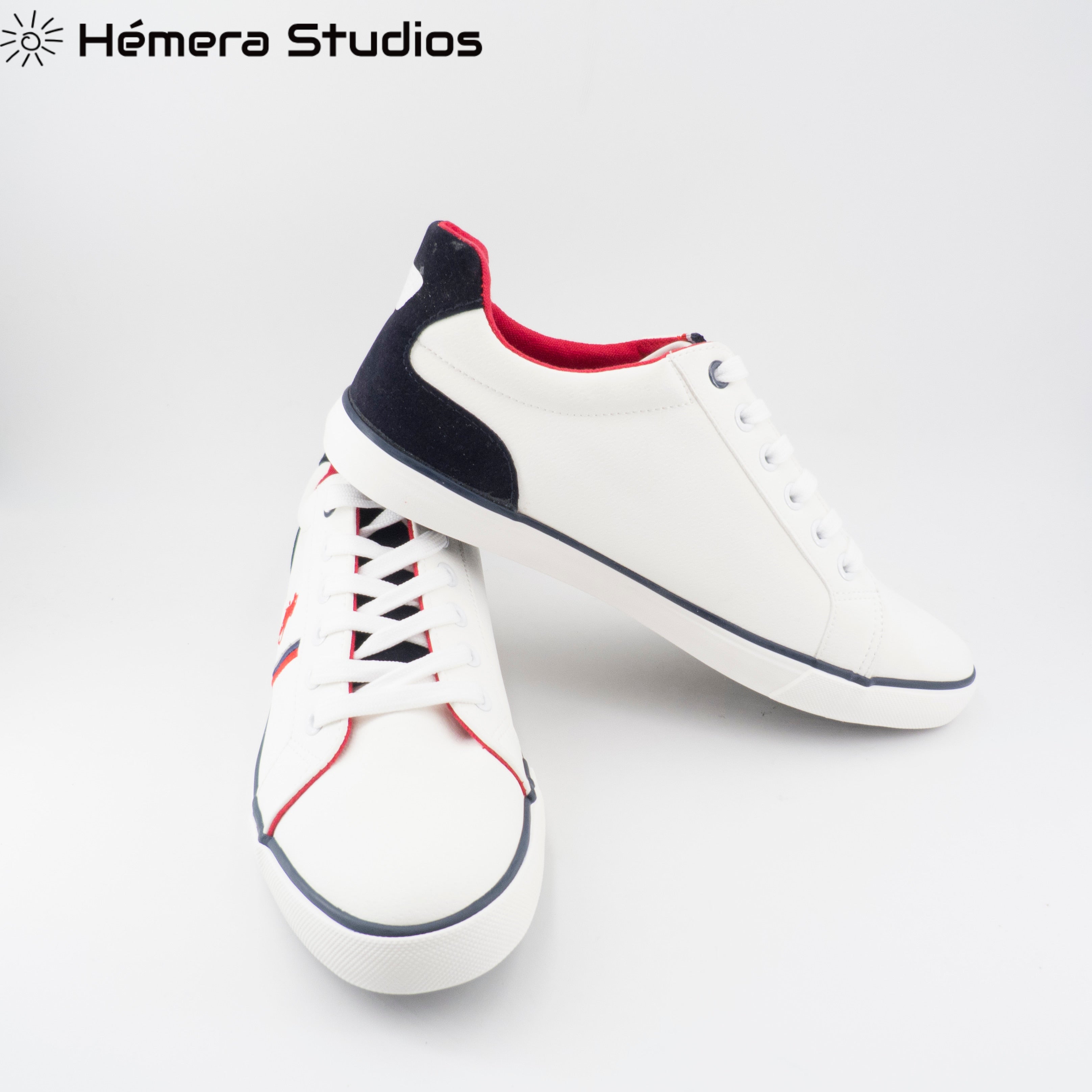 Chaussures homme habillées confortables et élégantes chaussures plates décontractées hommes à lacets blanc bleu marine toile multicolore - kadopascher.com