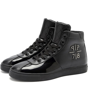 Chaussures PP Mode luxe Brillantes / Chaussures Hommes luxe chic PP / Sneakers High top British Design - kadopascher.com
