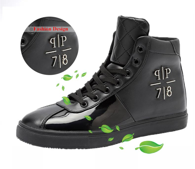 Chaussures PP Mode luxe Brillantes / Chaussures Hommes luxe chic PP / Sneakers High top British Design - kadopascher.com