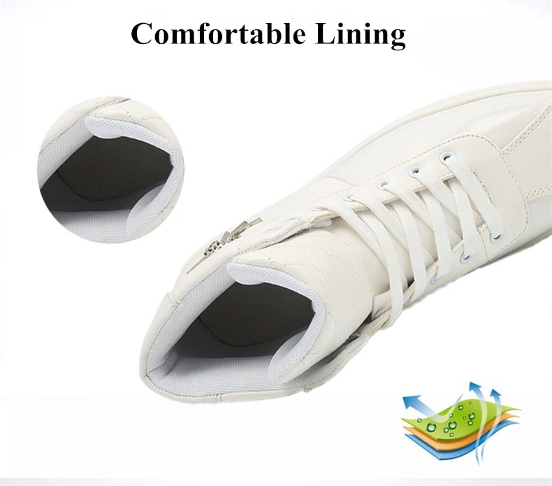 Chaussures PP Mode luxe Brillantes / Chaussures Hommes luxe chic PP / Sneakers High top British Design - kadopascher.com