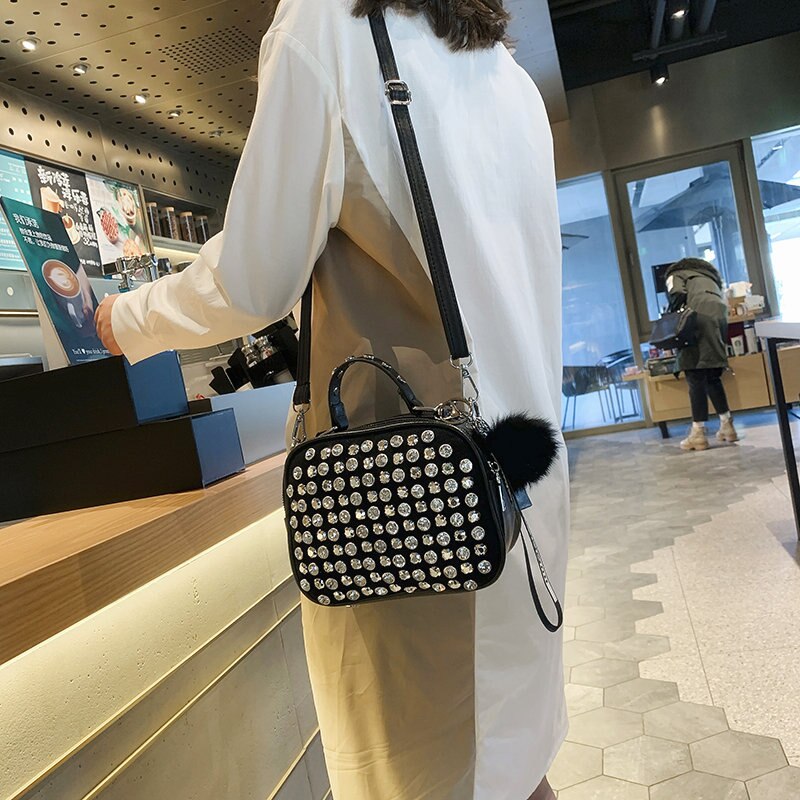 women luxury leather handbag famous designer ladies shoulder hand bag 2019 new girl clutch diamond crossbody bag sac main femme - kadopascher.com