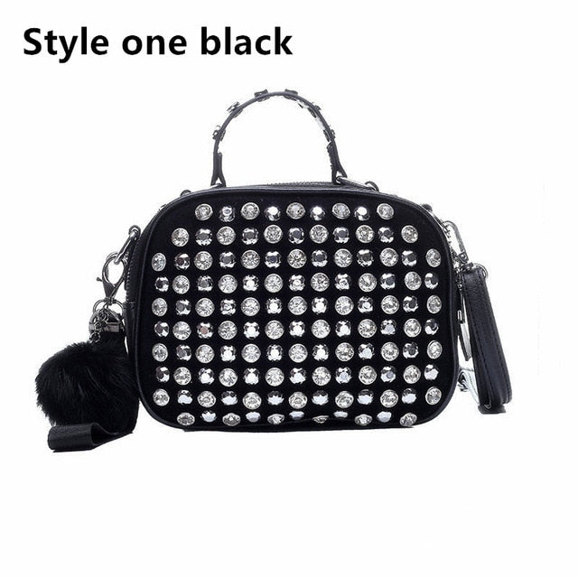 women luxury leather handbag famous designer ladies shoulder hand bag 2019 new girl clutch diamond crossbody bag sac main femme - kadopascher.com