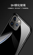 Coque pour iPhone en verre trempée classe et lumineuse / Case for iphone 13 12 11 Pro XR XS Max 7 8 Plus Tempered Glass Back Cover