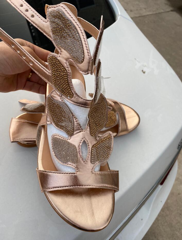 Chaussures sandales été luxe chic femme - kadopascher.com