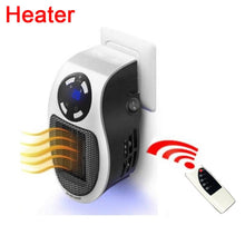 Mini radiateur electrique 500w économe et puissant avec télécommande  / Portable Electric Heater Plug in Wall Heater Room Heating 500W - kadopascher