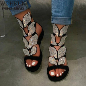 Chaussures sandales été luxe chic femme - kadopascher.com