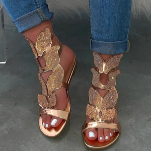Chaussures sandales été luxe chic femme - kadopascher.com