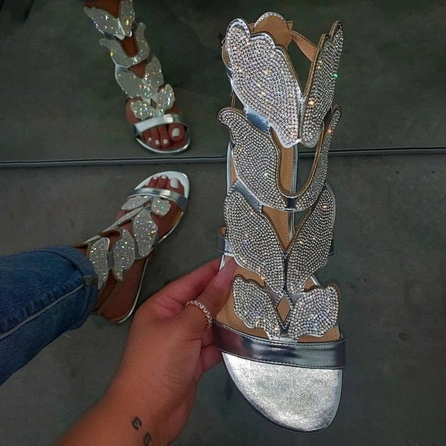 Chaussures sandales été luxe chic femme - kadopascher.com