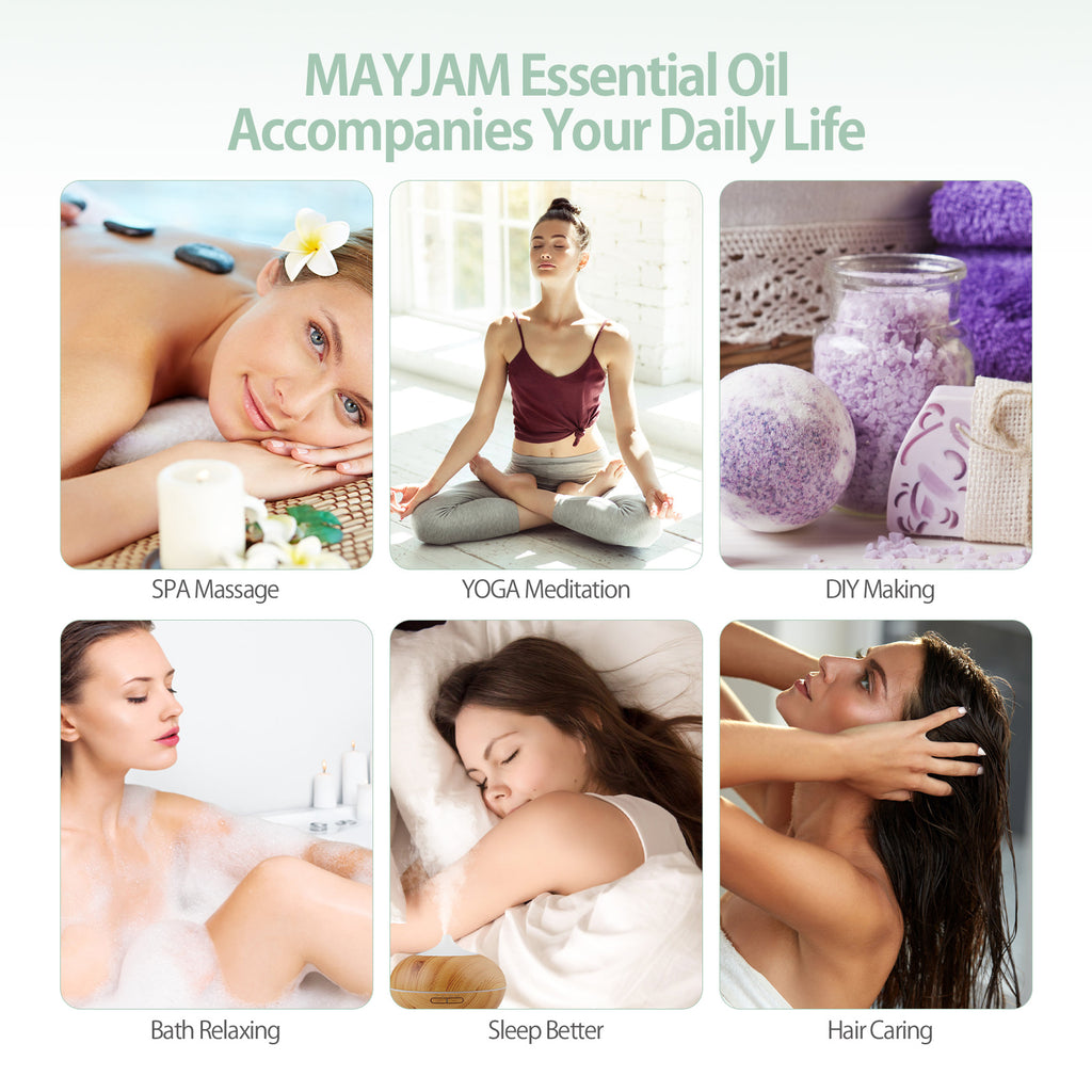 Huiles essentielles 28 flacons senteur du monde / 28pcs Pure Natural Essential Oils Gift Set Massage Shower Diffuser Aroma Oil Lavender Vanilla Sage Jasmine Rose Stress Relief - kadopascher