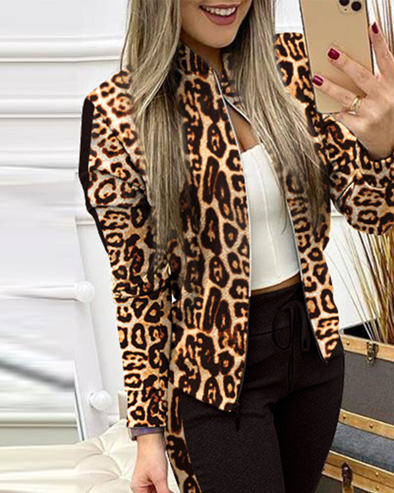 Ensemble 2 pieces pour femme / 2 Piece Set Autumn Winter Zipper Jacket + Long Pants Sports Suit Female Sweatshirt Sportswear Suit For Woman - kadopascher