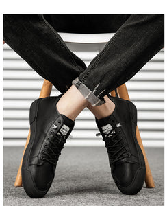 Chaussures baskets en cuir pu 2021 mode tendance luxe chic Armani - kadopascher