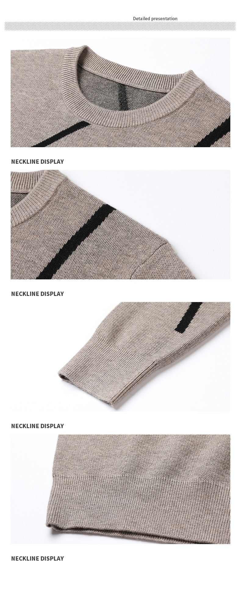 2022 nouvelle marque de mode tricot haut de gamme concepteur hiver laine pull noir pull pour homme Cool automne décontracté pull hommes vêtements - kadopascher