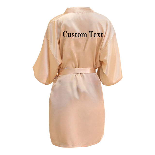 Nuisette en soie à votre nom / Woman Bachelorette Preparewear - kadopascher