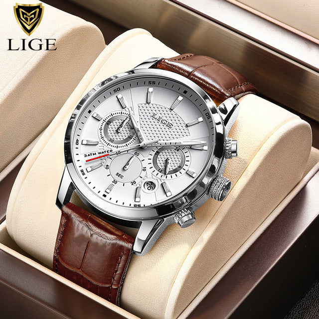Montre luxe LIGE 2023 Top Brand Luxury Mens Watches Square Digital Sports Quartz Wrist Watch for Men Waterproof Stopwatch Relogio Masculino - kadopascher