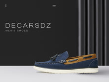 Chaussures Bateaux DECARSDZ Homme / DECARSDZ Men Loafers 2022 New Spring Shoes Men Suede Leather - kadopascher