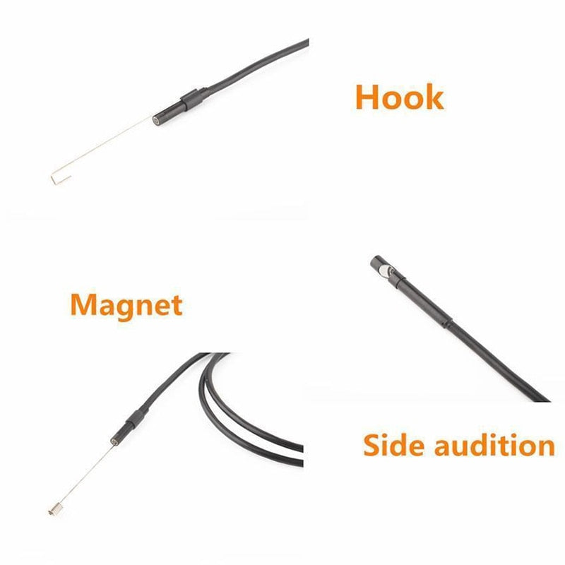 2M 1M 5.5mm 7mm Caméra Endoscope Flexible IP67 Caméra d'inspection étanche Endoscope pour Android PC Notebook 6LEDs Réglable - kadopascher.com