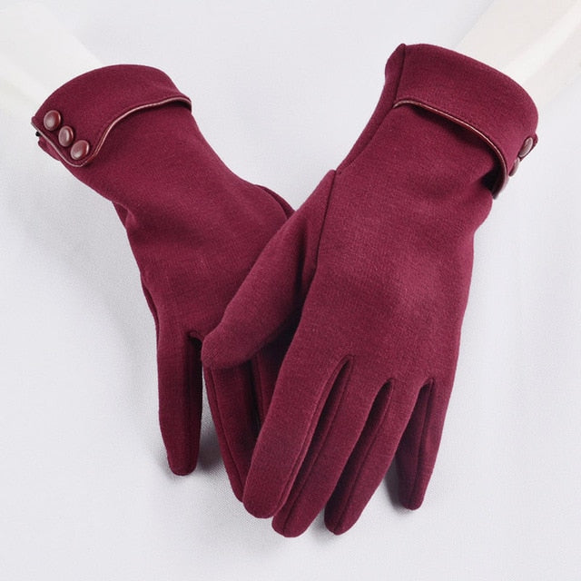 Gants D'hiver femme / Automne Gants Chauds Poignets Mitaines / Ski Gants Coupe-Vent femme - kadopascher.com