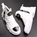 Chaussures bottines hommes en cuir véritable mode luxe  / bottes de neige Super qualité / chaussures de designer 5 # 20 / 10D50 - kadopascher.com