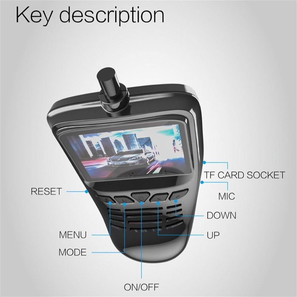Dash Cam voiture DVR enregistreur caméra avec Wifi Full HD 1080p grand angle lentille G capteur vision nocturne - kadopascher.com